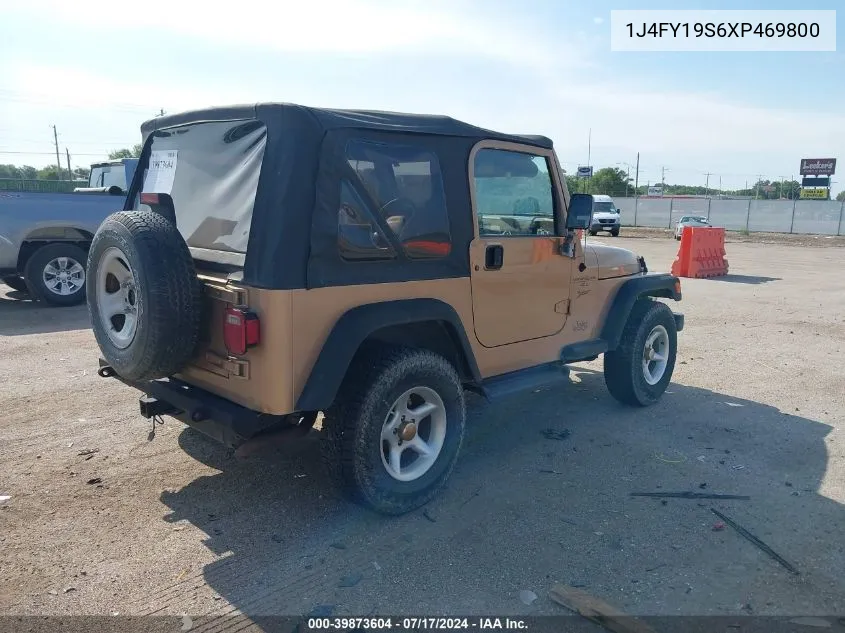 1J4FY19S6XP469800 1999 Jeep Wrangler Sport