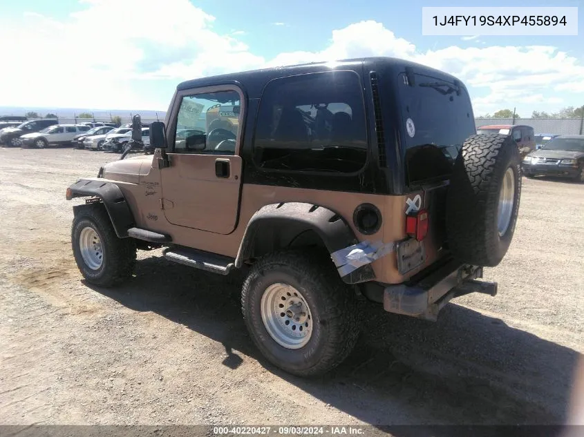 1J4FY19S4XP455894 1999 Jeep Wrangler Sport