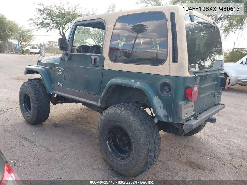 1J4FY19SXXP430613 1999 Jeep Wrangler Sport