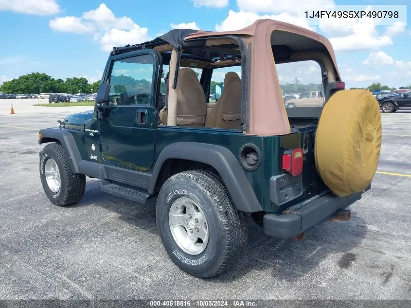 1J4FY49S5XP490798 1999 Jeep Wrangler Sahara