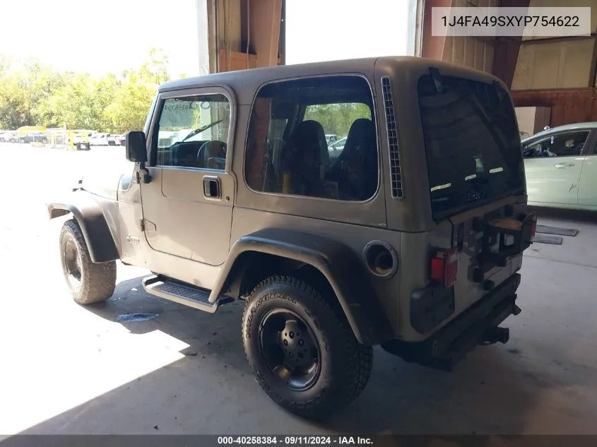 1J4FA49SXYP754622 2000 Jeep Wrangler Sport