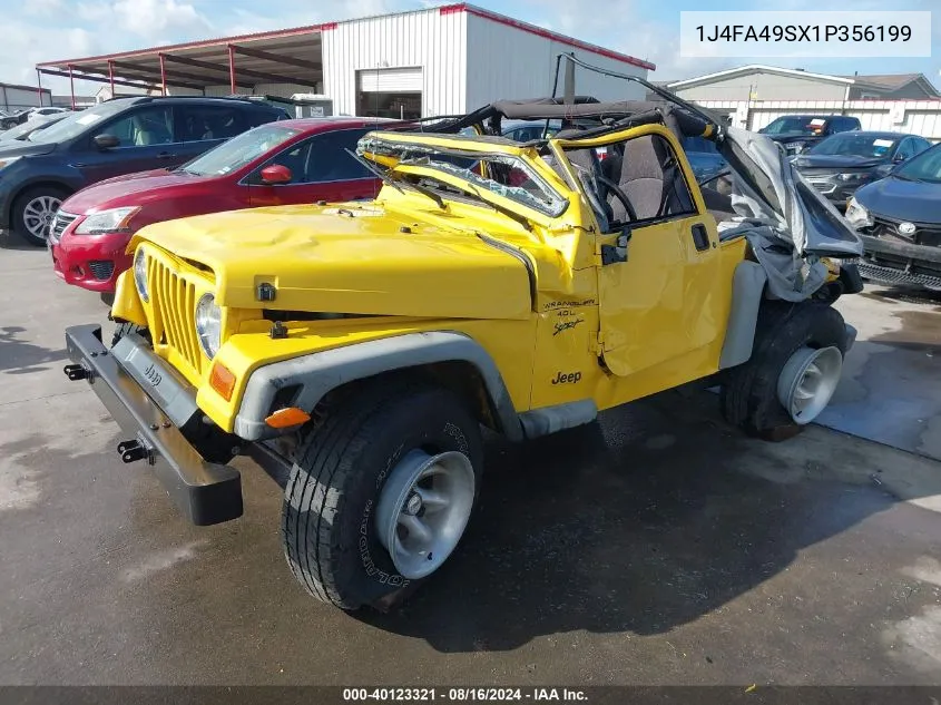 2001 Jeep Wrangler Sport VIN: 1J4FA49SX1P356199 Lot: 40123321