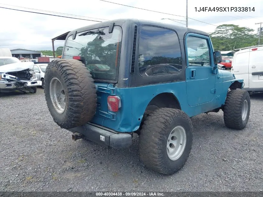 2001 Jeep Wrangler Sport VIN: 1J4FA49SX1P333814 Lot: 40304438