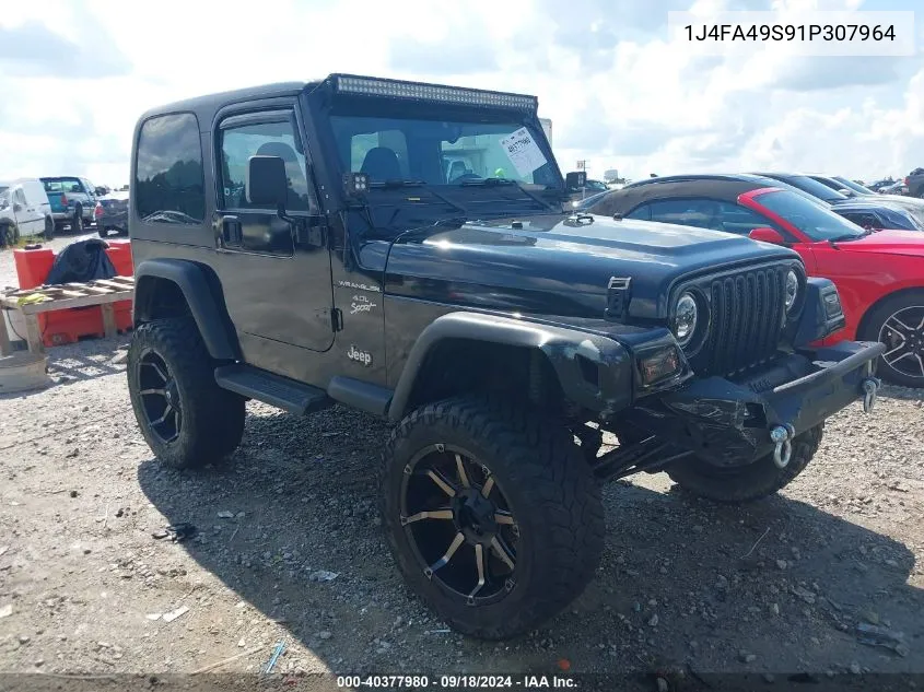 1J4FA49S91P307964 2001 Jeep Wrangler Sport