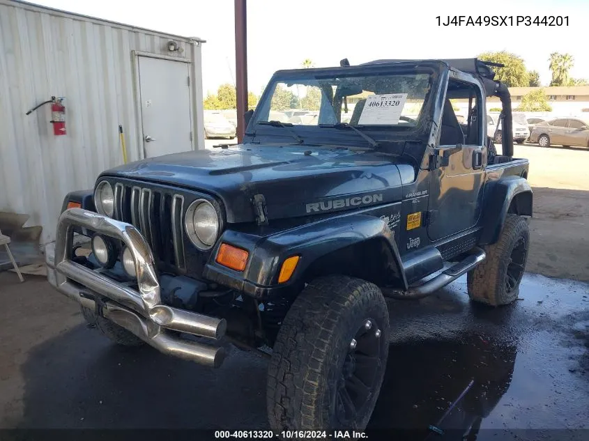 2001 Jeep Wrangler Sport VIN: 1J4FA49SX1P344201 Lot: 40613320