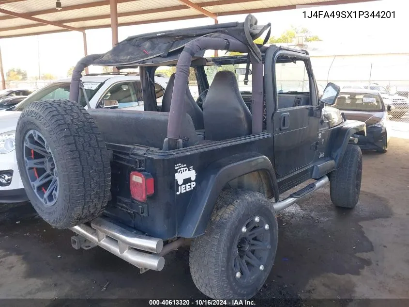 1J4FA49SX1P344201 2001 Jeep Wrangler Sport