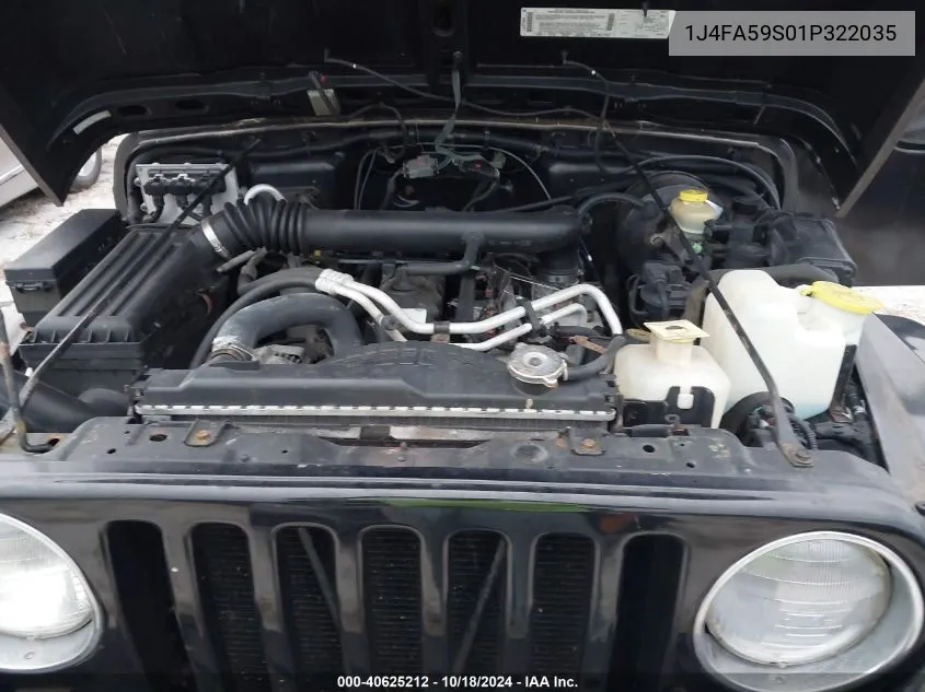 1J4FA59S01P322035 2001 Jeep Wrangler Sahara