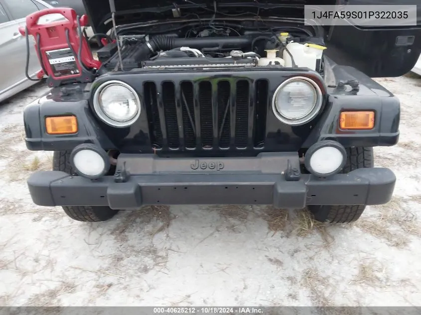 1J4FA59S01P322035 2001 Jeep Wrangler Sahara