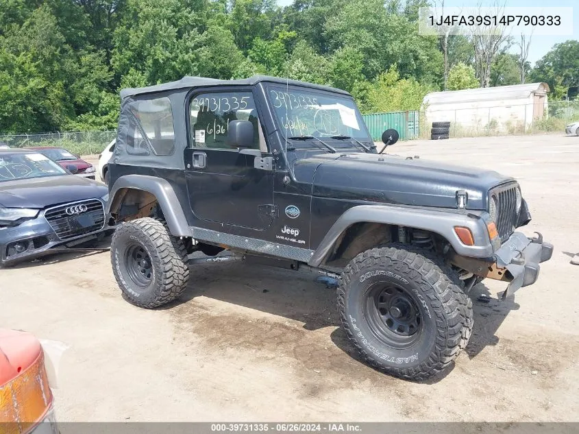 1J4FA39S14P790333 2004 Jeep Wrangler X