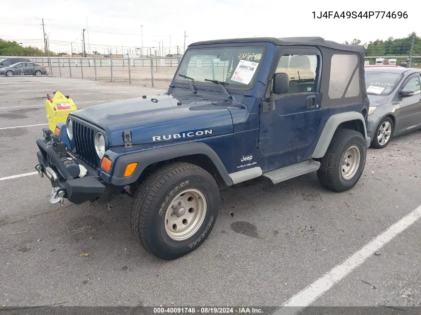 1J4FA49S44P774696 2004 Jeep Wrangler Sport