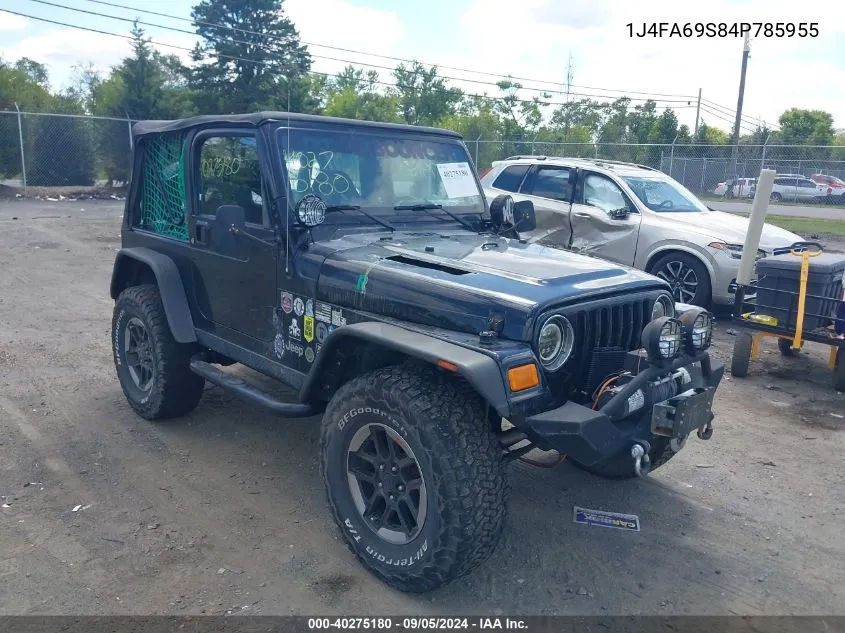 2004 Jeep Wrangler Rubicon VIN: 1J4FA69S84P785955 Lot: 40275180