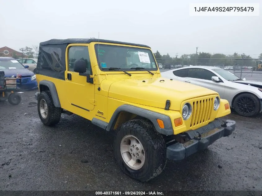 2004 Jeep Wrangler / Tj Sport VIN: 1J4FA49S24P795479 Lot: 40371561