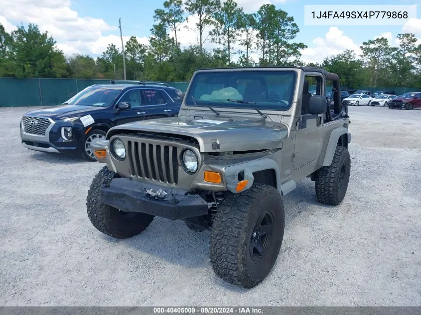 2004 Jeep Wrangler Unlimited VIN: 1J4FA49SX4P779868 Lot: 40405009