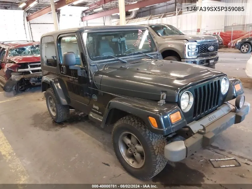 2005 Jeep Wrangler X VIN: 1J4FA39SX5P359085 Lot: 40000781