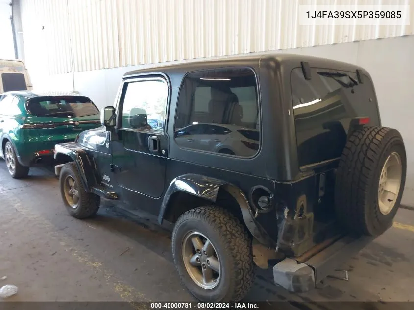 2005 Jeep Wrangler X VIN: 1J4FA39SX5P359085 Lot: 40000781