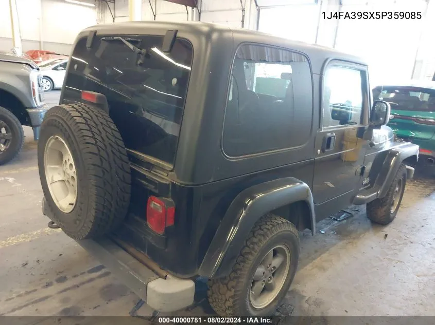 1J4FA39SX5P359085 2005 Jeep Wrangler X