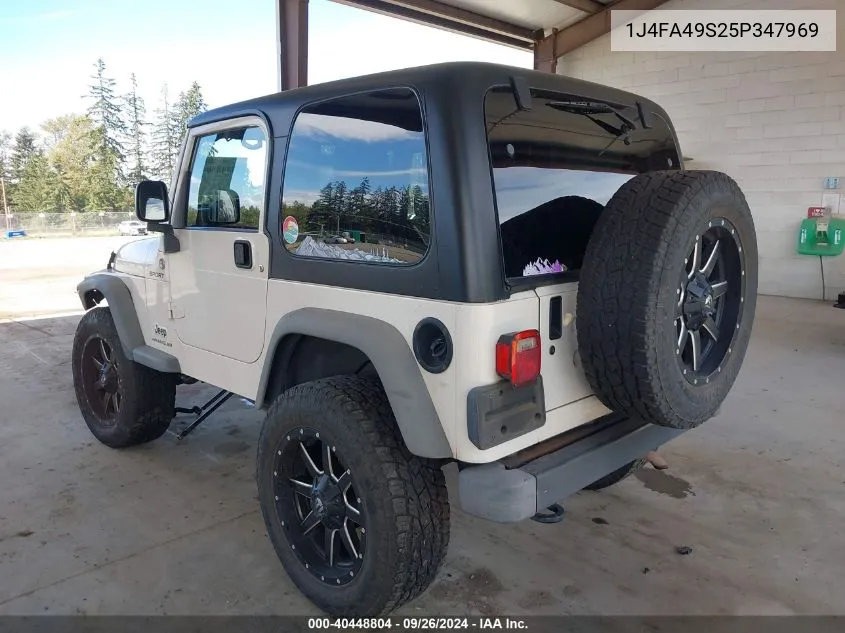 2005 Jeep Wrangler Sport VIN: 1J4FA49S25P347969 Lot: 40448804