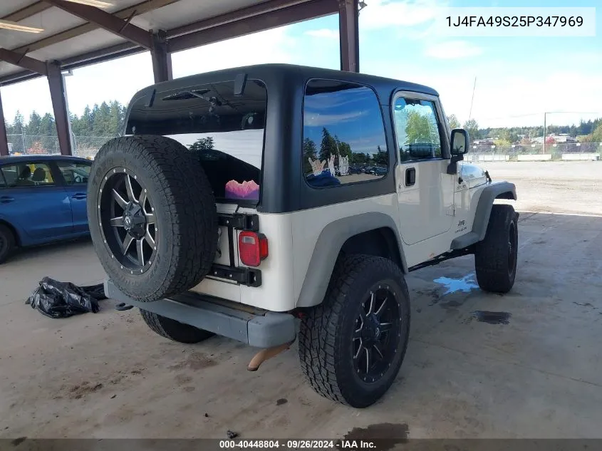 2005 Jeep Wrangler Sport VIN: 1J4FA49S25P347969 Lot: 40448804