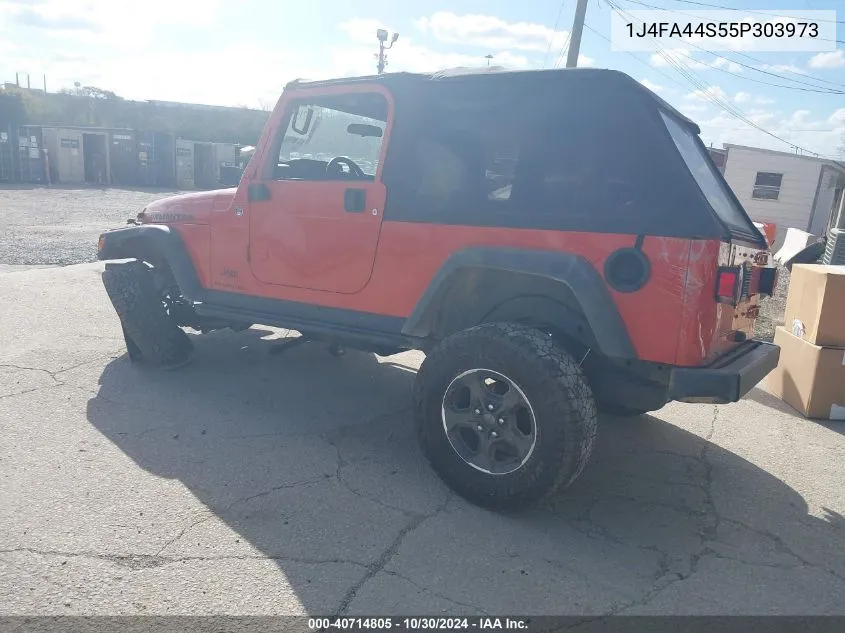 2005 Jeep Wrangler Unlimited VIN: 1J4FA44S55P303973 Lot: 40714805