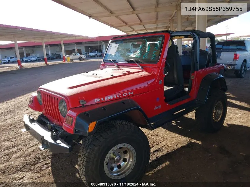 2005 Jeep Wrangler Rubicon VIN: 1J4FA69S55P359755 Lot: 40913870