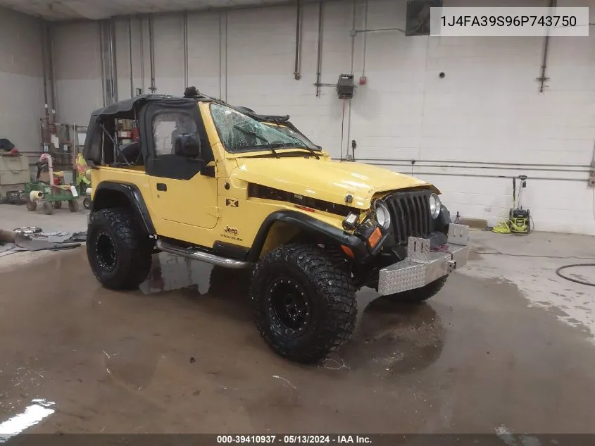 1J4FA39S96P743750 2006 Jeep Wrangler X