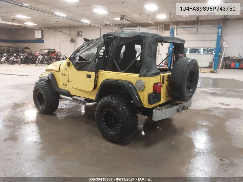 2006 Jeep Wrangler X VIN: 1J4FA39S96P743750 Lot: 39410937