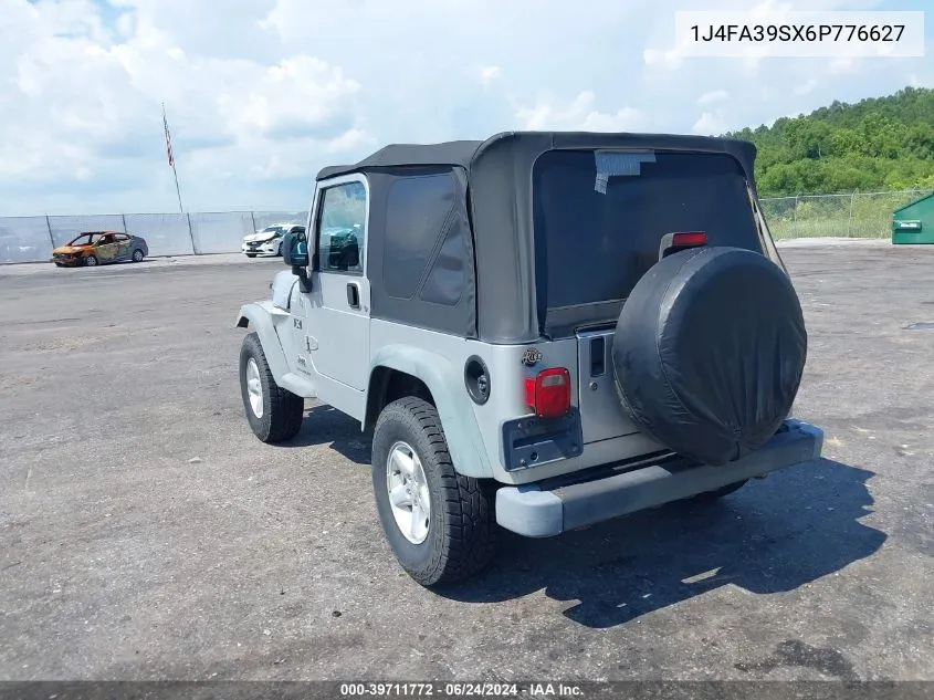 2006 Jeep Wrangler X VIN: 1J4FA39SX6P776627 Lot: 39711772