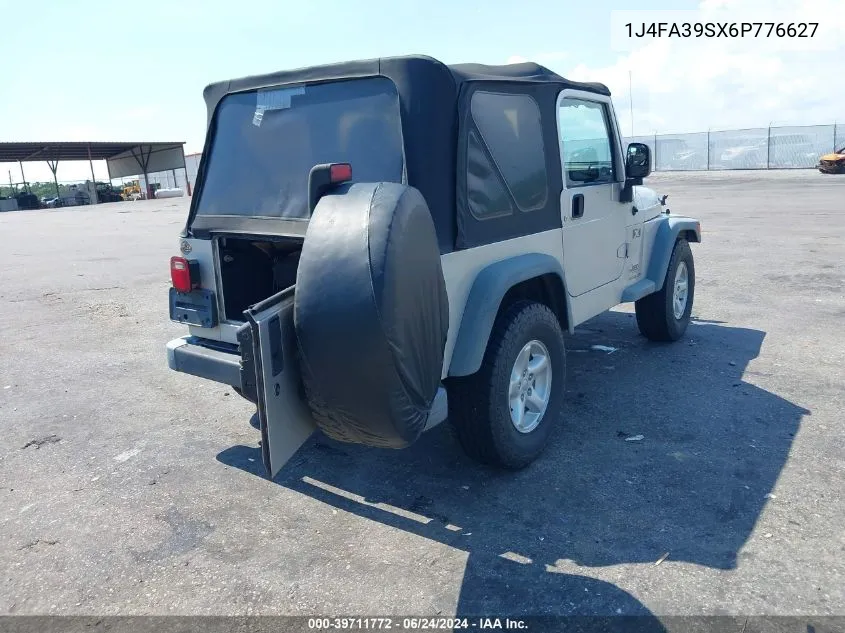 1J4FA39SX6P776627 2006 Jeep Wrangler X