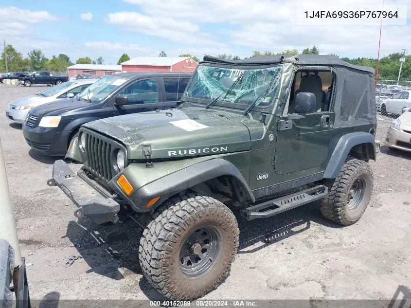 1J4FA69S36P767964 2006 Jeep Wrangler Rubicon