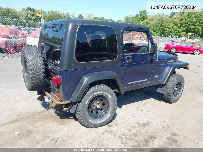 1J4FA69S76P726284 2006 Jeep Wrangler Rubicon