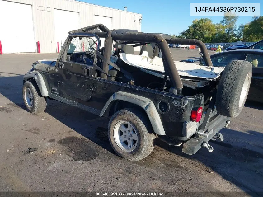 1J4FA44S36P730215 2006 Jeep Wrangler / Tj Unlimited