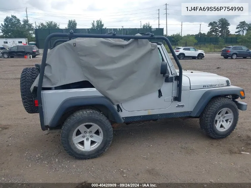 2006 Jeep Wrangler Rubicon VIN: 1J4FA69S56P754990 Lot: 40420909