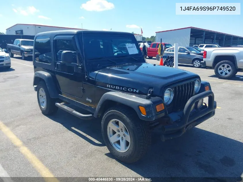 2006 Jeep Wrangler Rubicon VIN: 1J4FA69S96P749520 Lot: 40446830