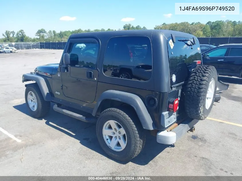 1J4FA69S96P749520 2006 Jeep Wrangler Rubicon