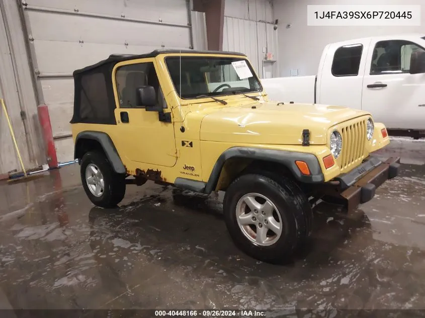 2006 Jeep Wrangler X VIN: 1J4FA39SX6P720445 Lot: 40448166