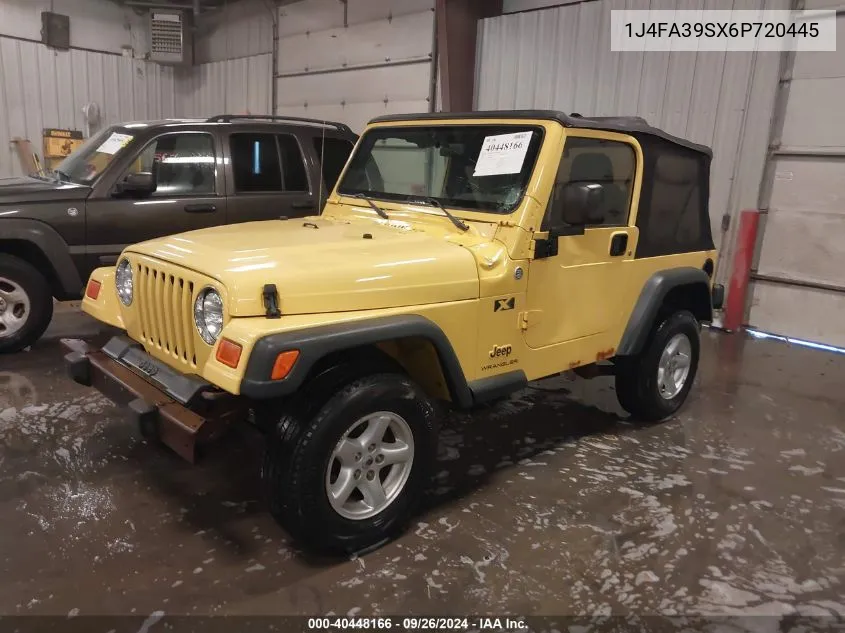 2006 Jeep Wrangler X VIN: 1J4FA39SX6P720445 Lot: 40448166