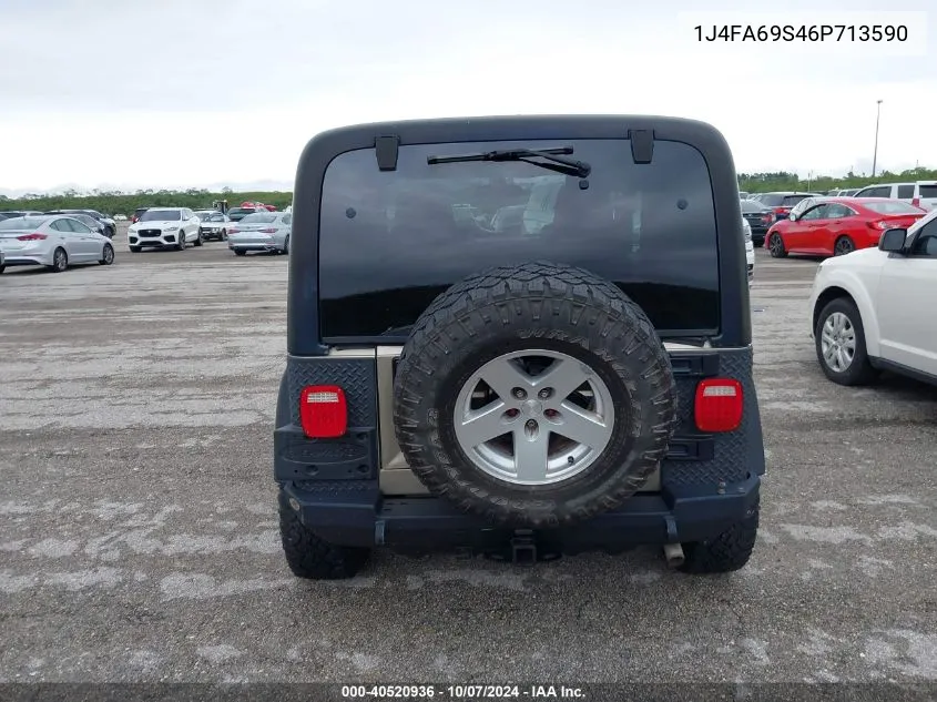 1J4FA69S46P713590 2006 Jeep Wrangler Rubicon