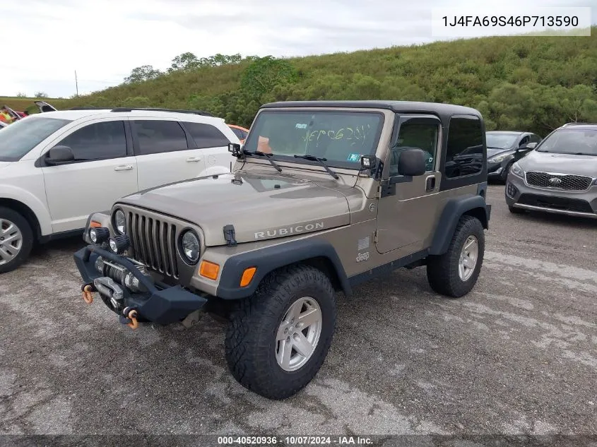 1J4FA69S46P713590 2006 Jeep Wrangler Rubicon