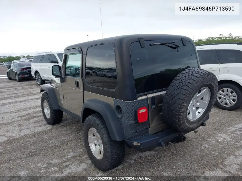 1J4FA69S46P713590 2006 Jeep Wrangler Rubicon