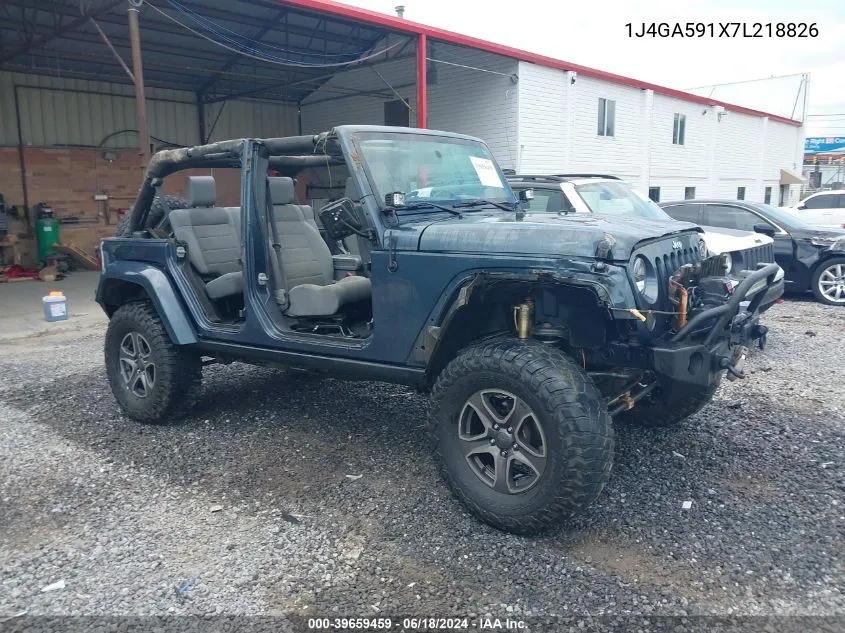 1J4GA591X7L218826 2007 Jeep Wrangler