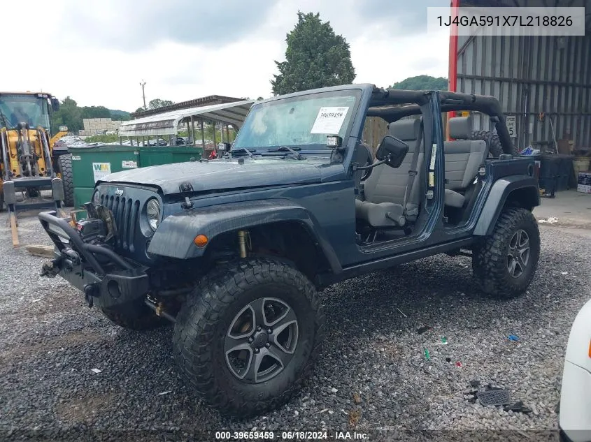 2007 Jeep Wrangler VIN: 1J4GA591X7L218826 Lot: 39659459