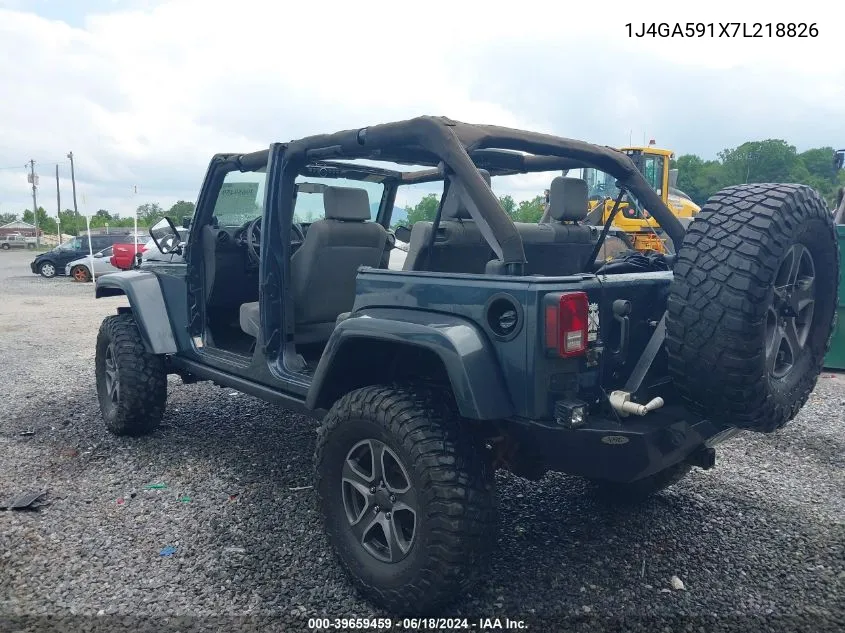 1J4GA591X7L218826 2007 Jeep Wrangler