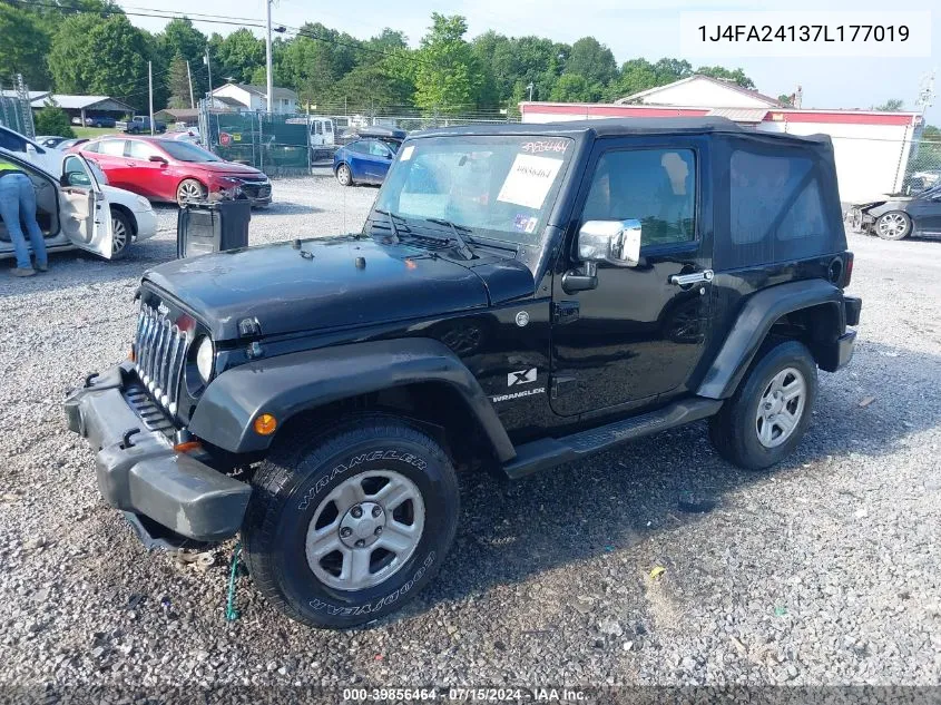 1J4FA24137L177019 2007 Jeep Wrangler X