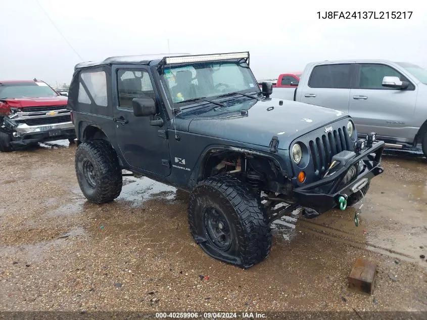 1J8FA24137L215217 2007 Jeep Wrangler X