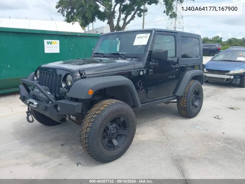 2007 Jeep Wrangler Rubicon VIN: 1J4GA64177L167900 Lot: 40307732