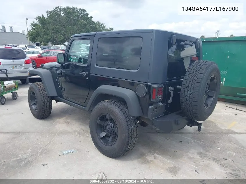 2007 Jeep Wrangler Rubicon VIN: 1J4GA64177L167900 Lot: 40307732