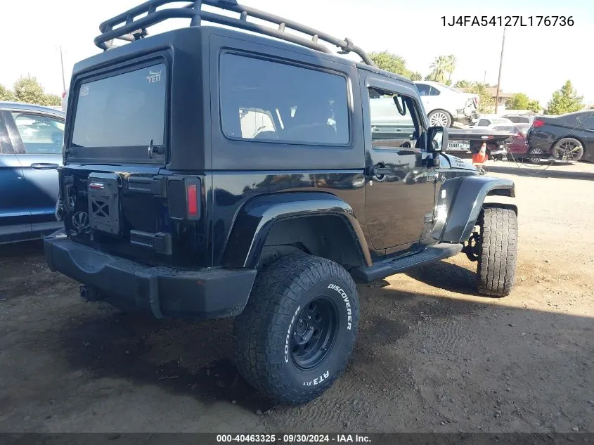 2007 Jeep Wrangler Sahara VIN: 1J4FA54127L176736 Lot: 40463325