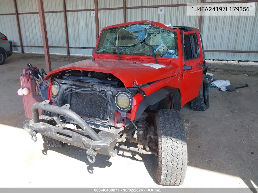 2007 Jeep Wrangler X VIN: 1J4FA24197L179356 Lot: 40488877