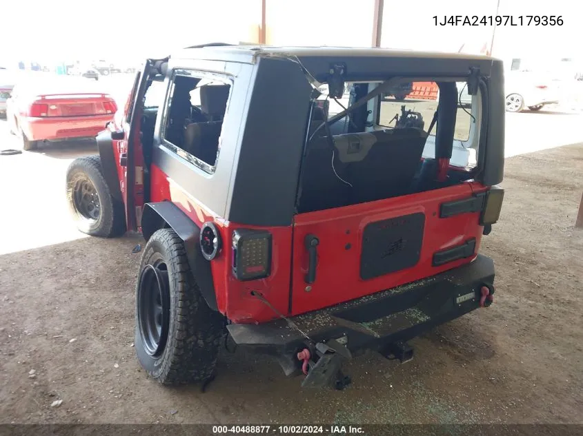 1J4FA24197L179356 2007 Jeep Wrangler X