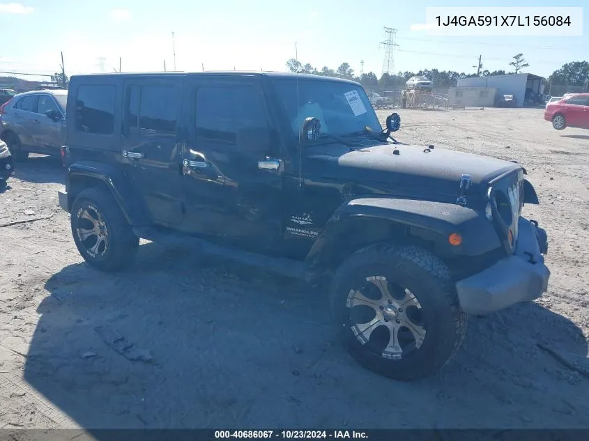 2007 Jeep Wrangler Unlimited Sahara VIN: 1J4GA591X7L156084 Lot: 40686067